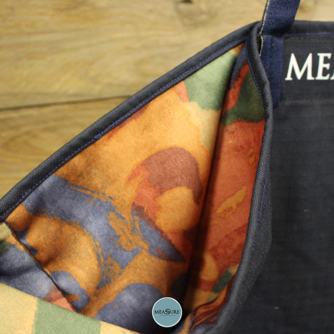 Measure Dekentas donkerblauw