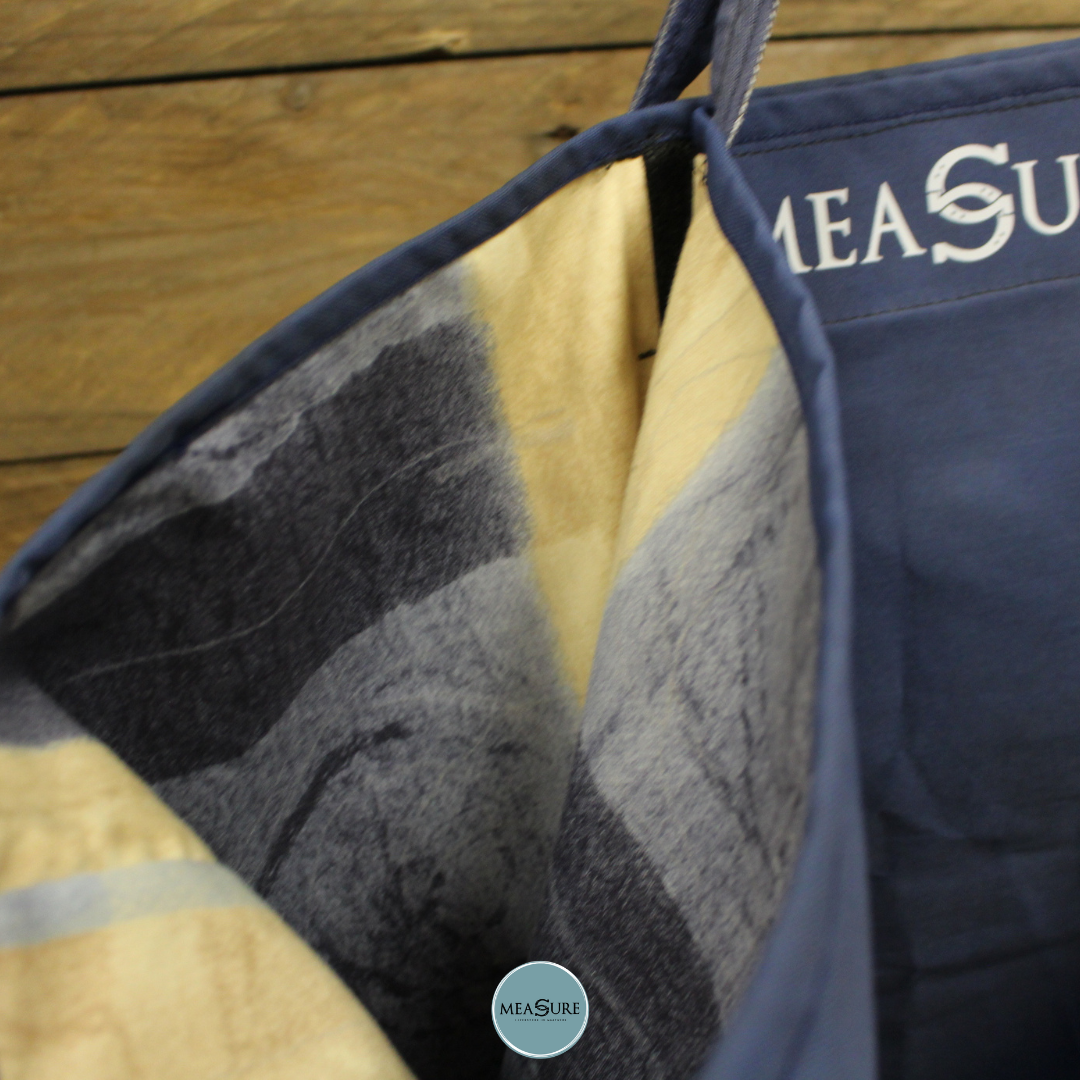 Measure Dekentas donkerblauw