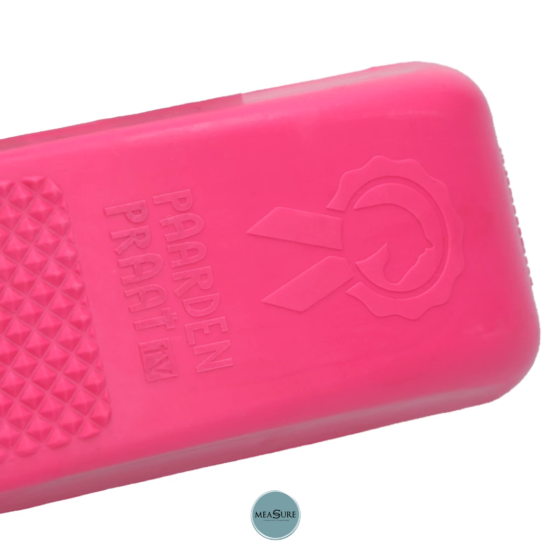 Paardenpraat Grooming Borstel Roze M