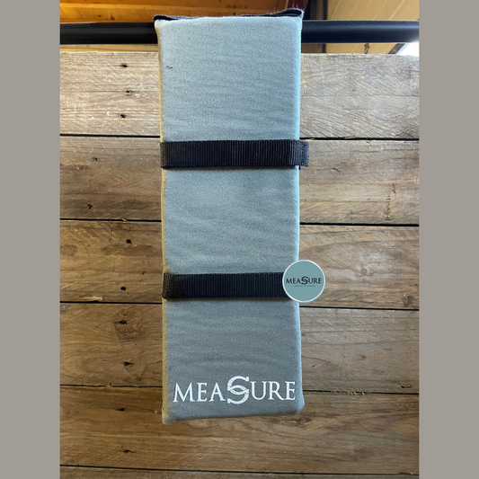 Measure trainingsware schoftonderlegger grijs/turquoise maat pony