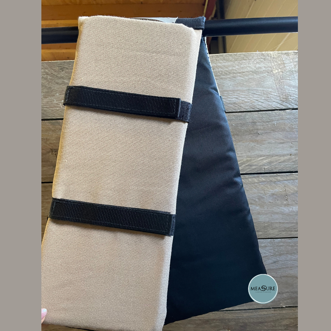 Measure trainingsware schoftonderlegger beige maat pony