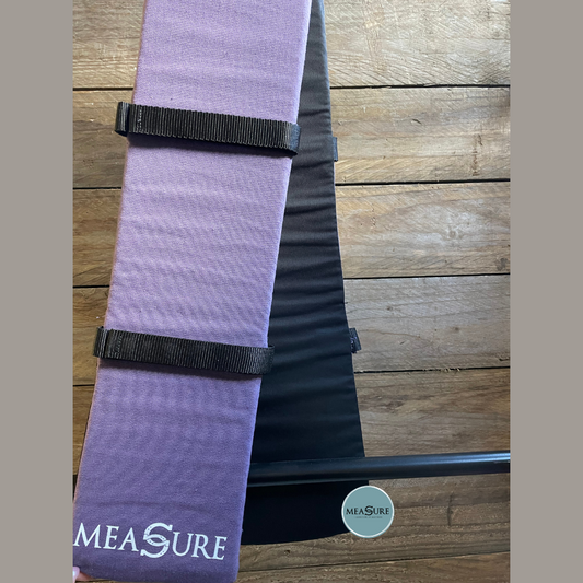 Measure trainingsware schoftonderlegger paars/zwart maat paard