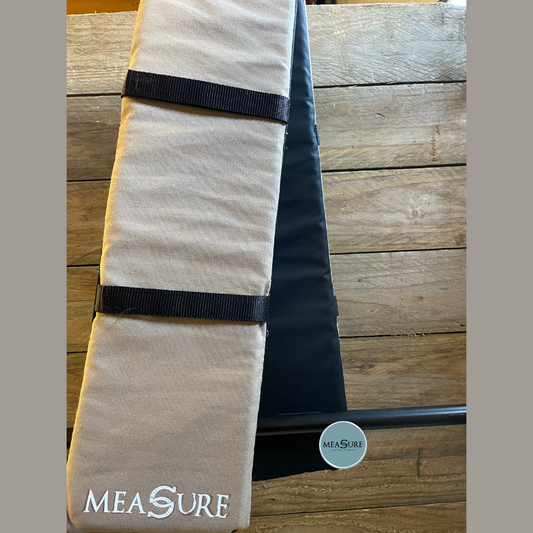 Measure trainingsware schoftonderlegger beige/zwart maat paard