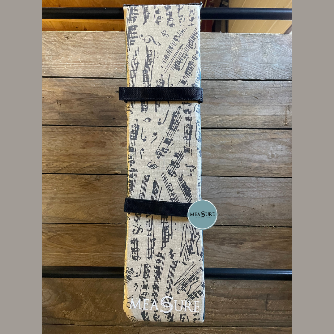 Measure trainingsware schoftonderlegger print/blauw maat paard