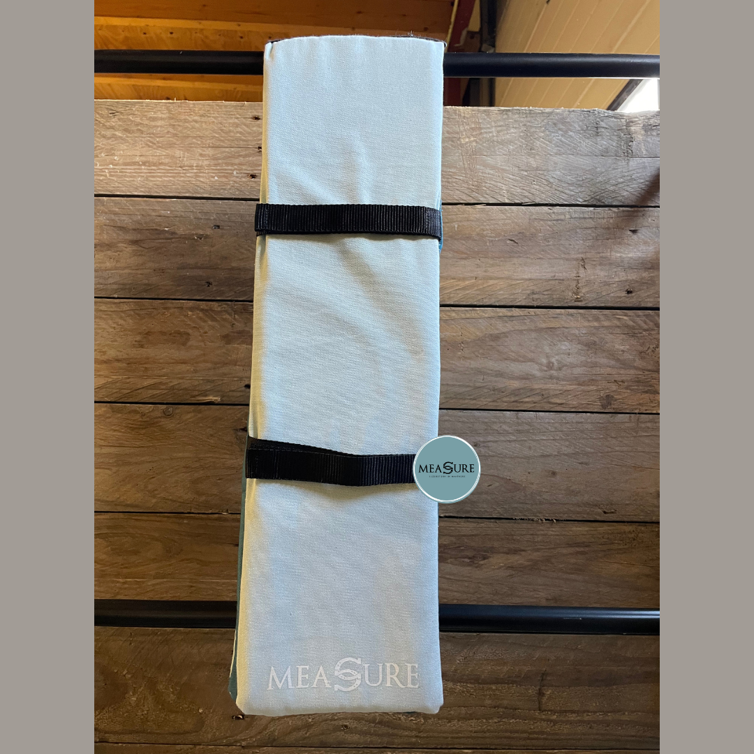 Measure trainingsware schoftonderlegger licht blauw maat paard