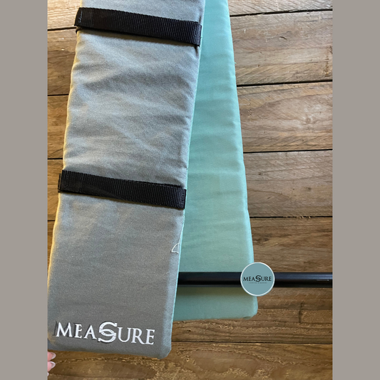 Measure trainingsware schoftonderlegger grijs/turquoise maat paard