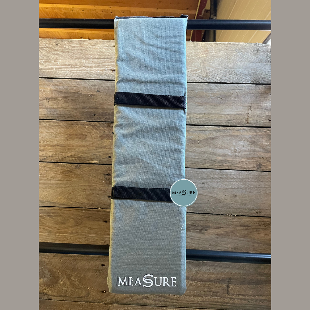 Measure trainingsware schoftonderlegger grijs/turquoise maat paard