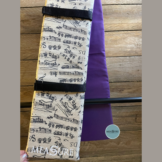 Measure trainingsware schoftonderlegger print/paars maat groot paard