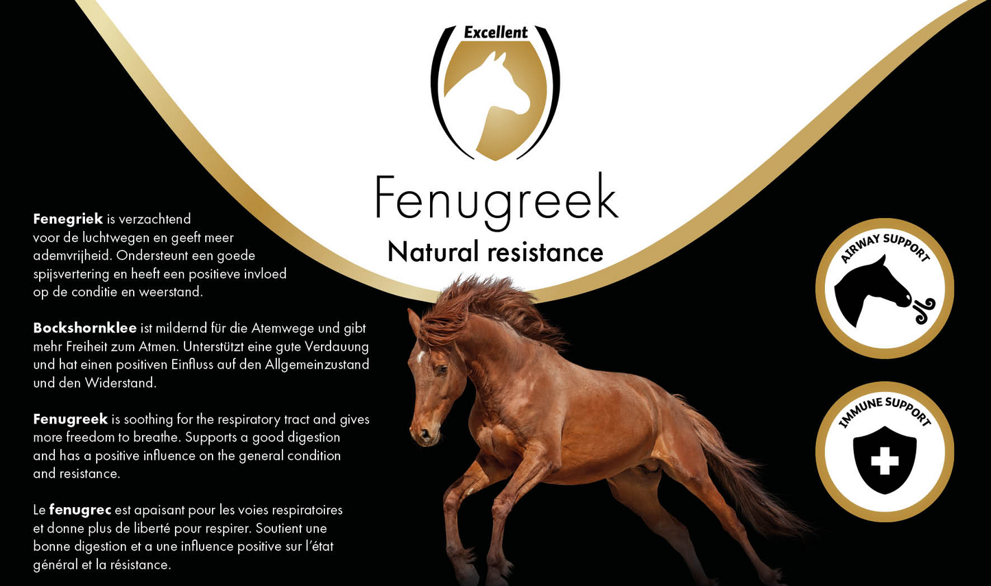 Excellent horse fenugreek