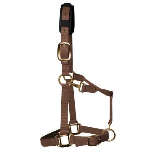 KM Elite Luxe gevoerd halster-Bruin