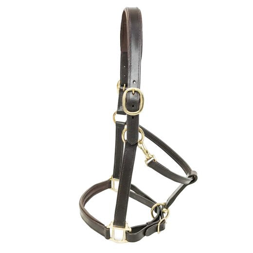 KM Elite Padded Lederen Halster Havana-Bruin